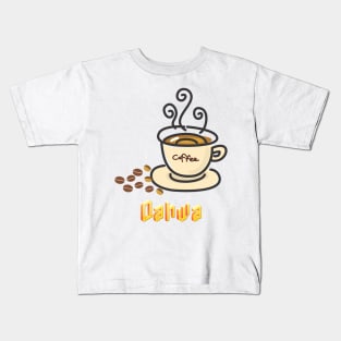 Qahwa arabic coffee Kids T-Shirt